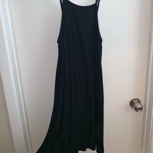 Mossimo Black Spaghetti Strap Midi Dress